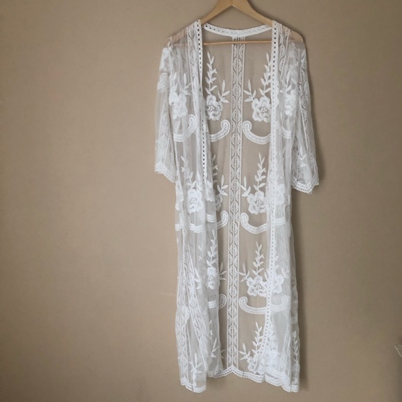 Crochet Mesh Duster - Picture 7 of 10